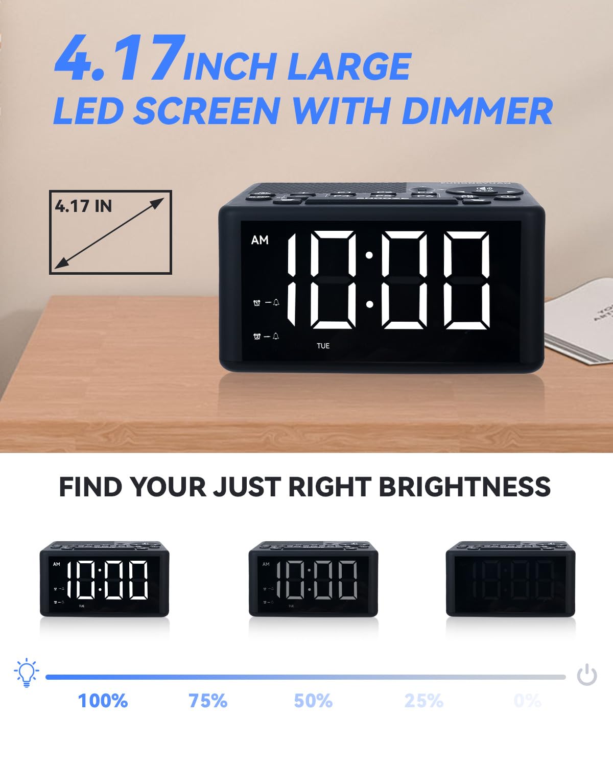 FUHONGYUAN preset buttons and tuner detail — quick one-touch radio station access