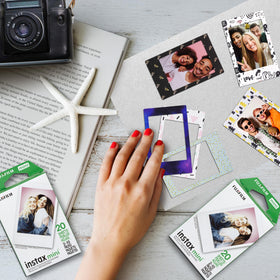 Fuji Instax mini film gift bundle for photographers and scrapbookers