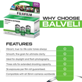 Fujifilm 200 film color reproduction with natural blues and greens.
