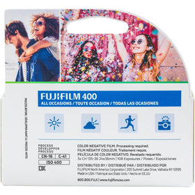 Fujifilm 3-pack on-camera shot demonstrates archival color stability and dependable results