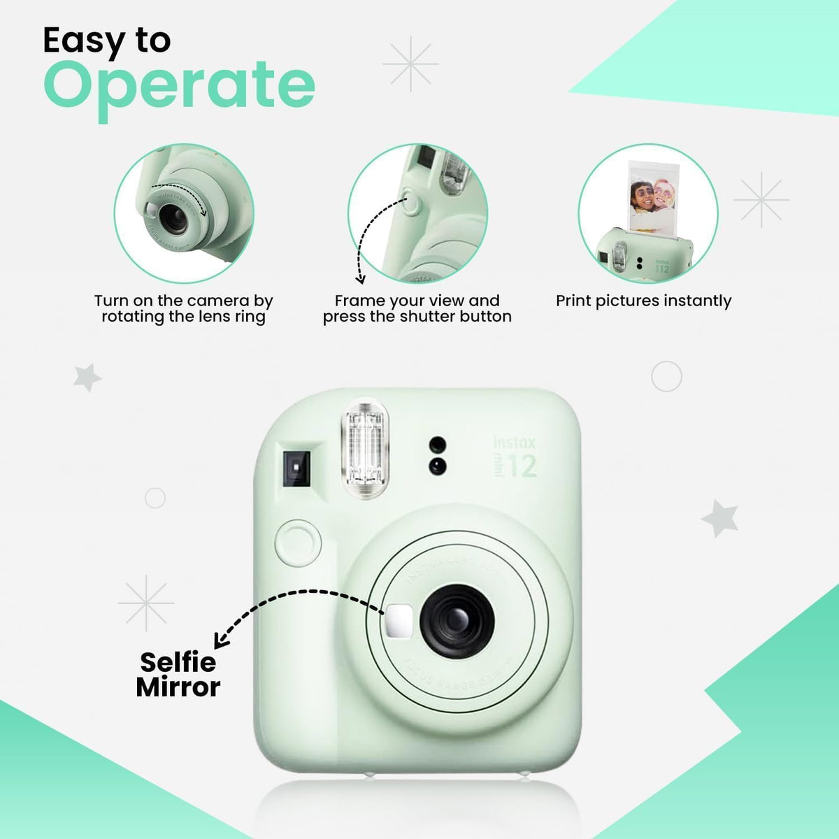 Fujifilm carrying case keeps your Instant Mini 12 protected