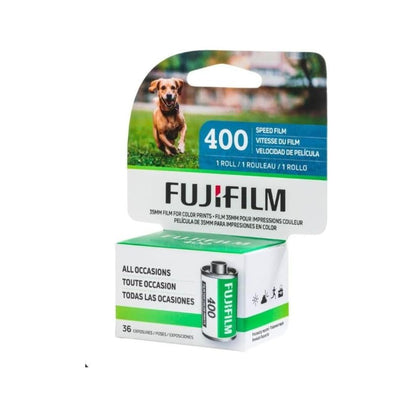 Fujifilm Fujicolor 400 35mm film roll bundle for travel and events, 36 exposures