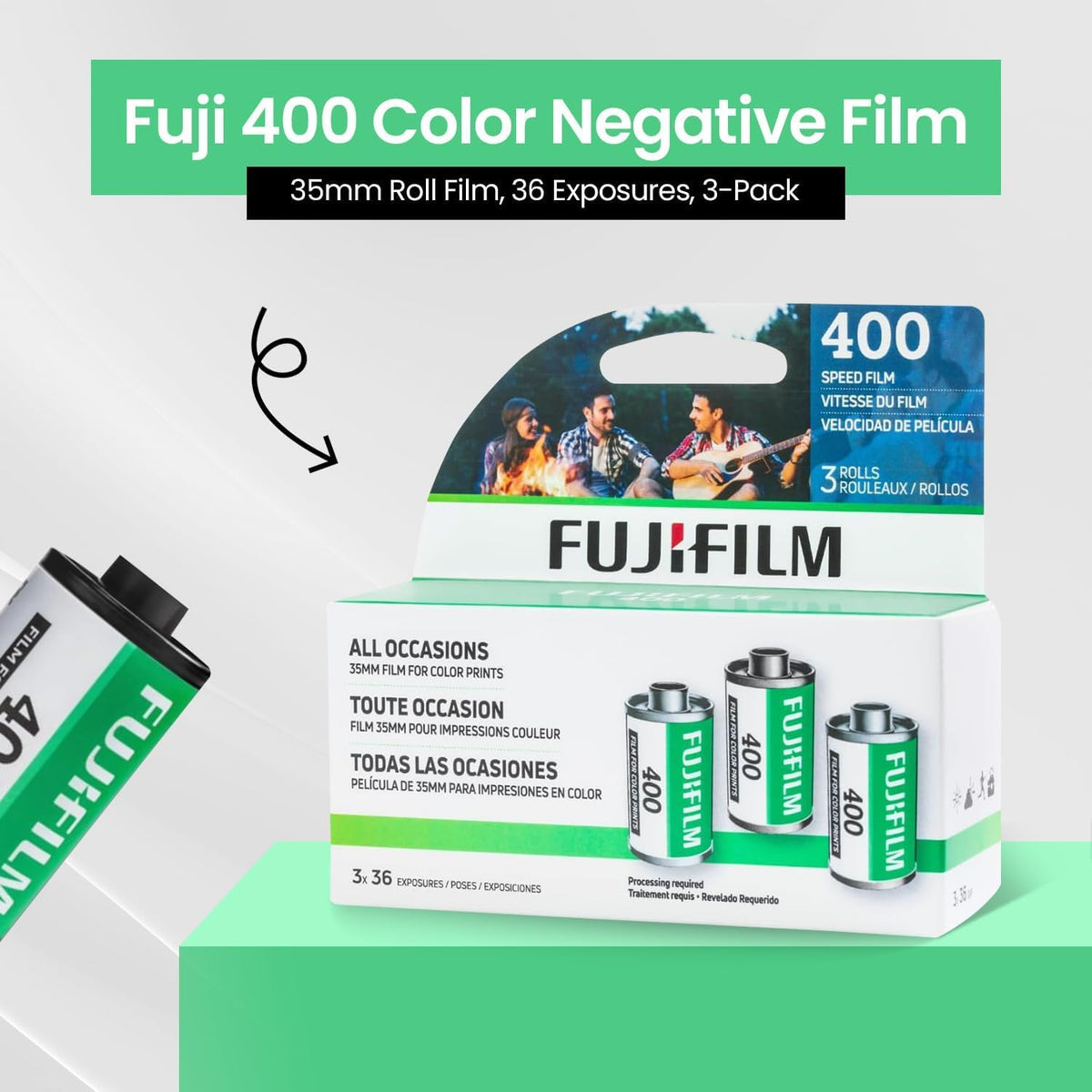 Fujifilm Fujicolor 400 film street photography capture natural contrast in low light