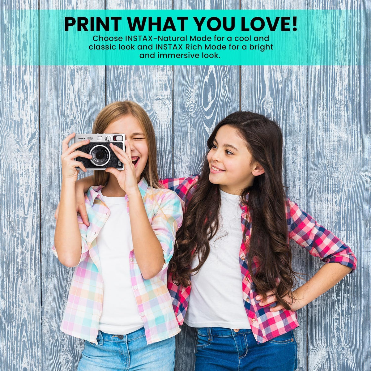 Fujifilm Instant Mini EVO app sharing makes digital storage simple.