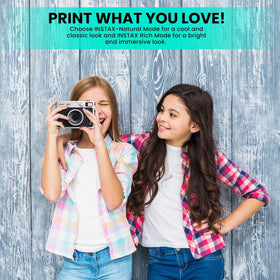 Fujifilm Instant Mini EVO app sharing makes digital storage simple.