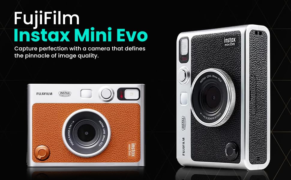Fujifilm Instant Mini EVO photo printing and sharing with ease.