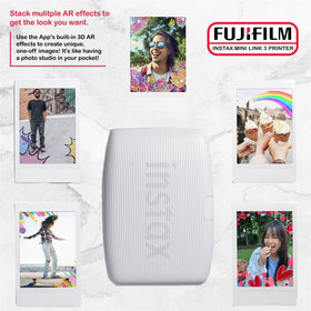 Delightful 2x3 inch Instax prints perfect for scrapbooks.