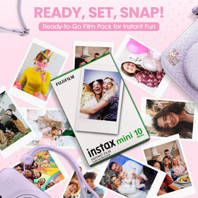 Fujifilm Instax film pack ten sheets ready to print memories instantly