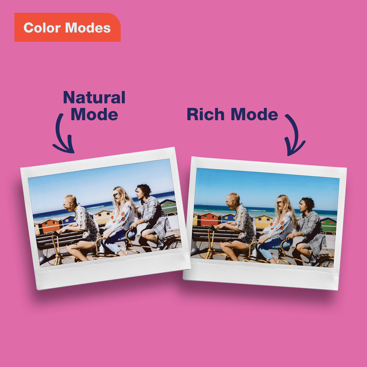 Fujifilm Instax Link Wide Ash White QR print feature links to URLs and messages