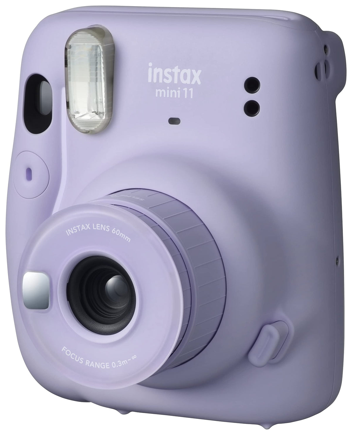 Fujifilm Instax Mini 11 Selfie mode with built-in macro for close selfies.