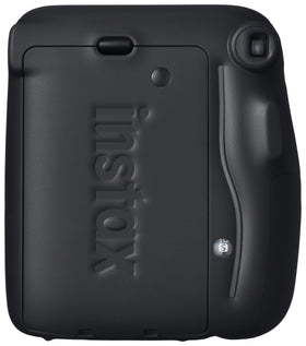 Fujifilm Instax Mini 11 slim body with transparent ring lens fits easily in bags.