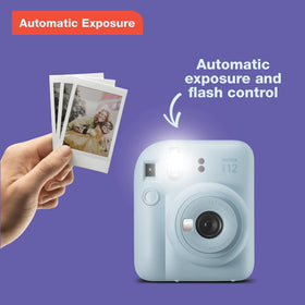 Automatic exposure and flash control keep photos bright.