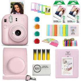 FUJIFILM INSTAX Mini 12 Blossom Pink camera for everyday moments