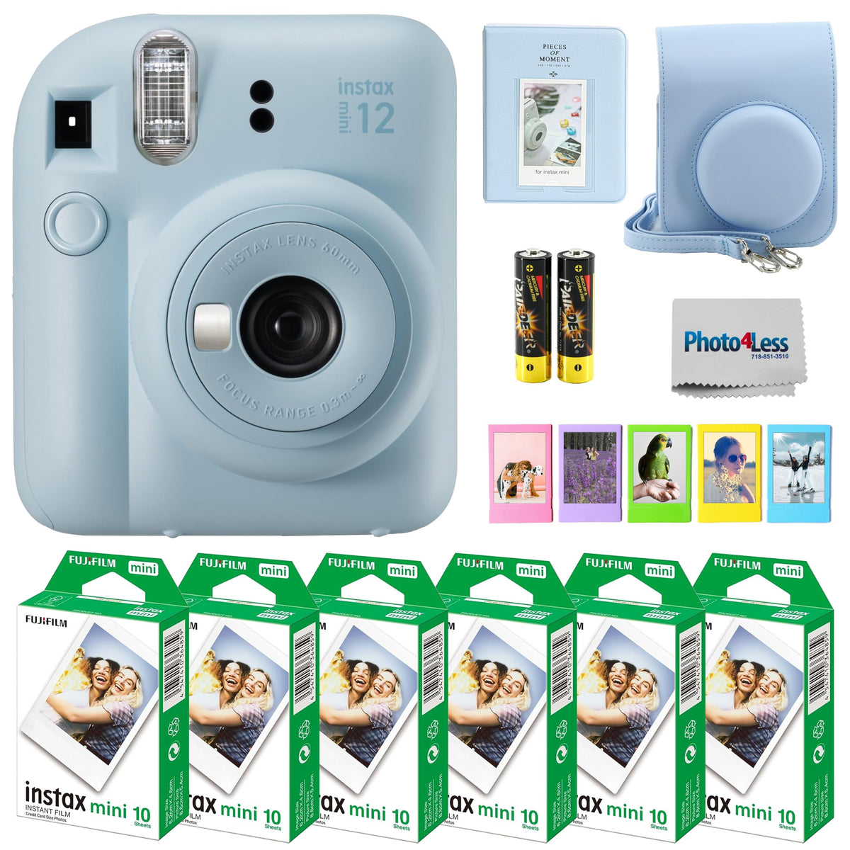 Fujifilm Instax Mini 12 pastel blue camera ready to print memories