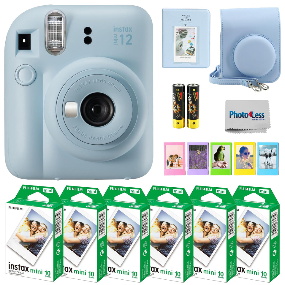 Fujifilm Instax Mini 12 pastel blue camera ready to print memories