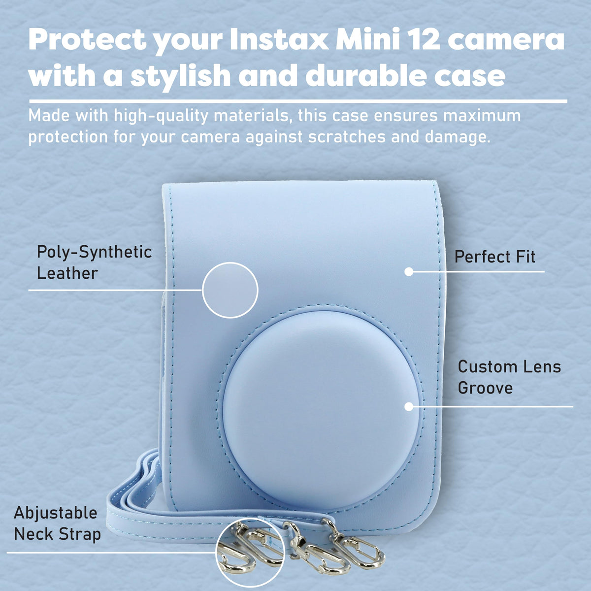 Fujifilm Instax Mini 12 camera strap for easy carrying