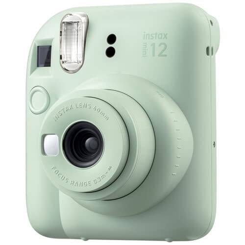 Fujifilm Instax Mini 12 Close-Up Mode with parallax correction for sharp close-ups.