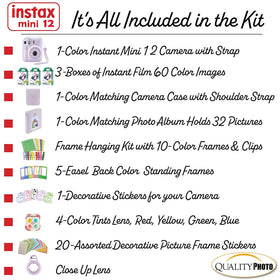 Fujifilm Instax Mini 12 film pack ready for immediate prints