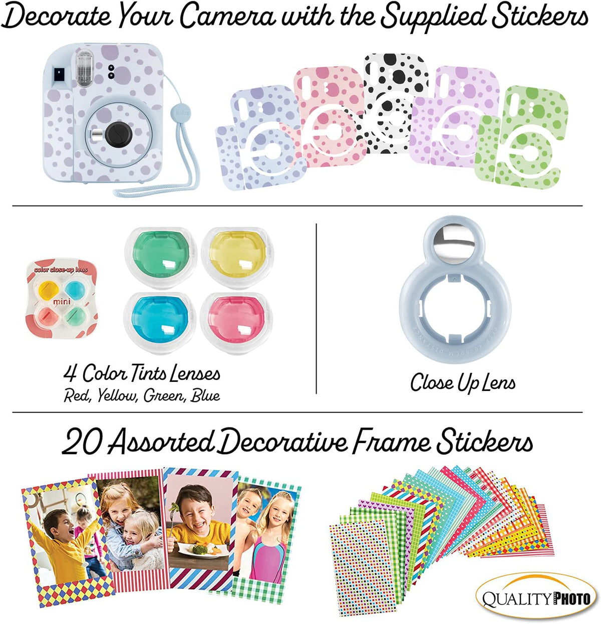 Fujifilm Instax Mini 12 photo frames for displaying instant prints