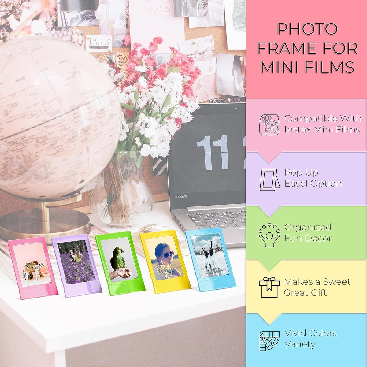 Fujifilm Instax Mini 12 lens cleaning cloth keeps lenses clear