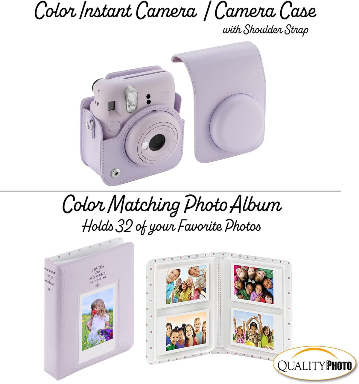 Photo album designed for Instax Mini 12 prints