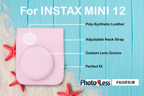 Fujifilm Instax Mini 12 selfie mirror helps frame perfect self-portraits.