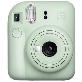 Fujifilm Instax Mini 12 selfie mirror for quick, flattering selfies.