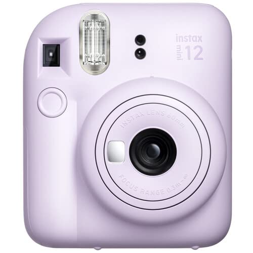 Built-in selfie mirror on Fujifilm Instax Mini 12 for perfect framing