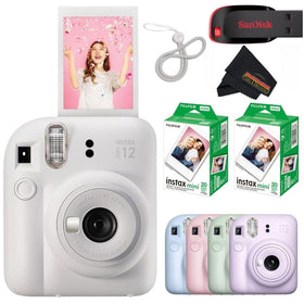 Fujifilm Instax Mini 12 selfie mirror for quick, flattering on-the-go selfies.