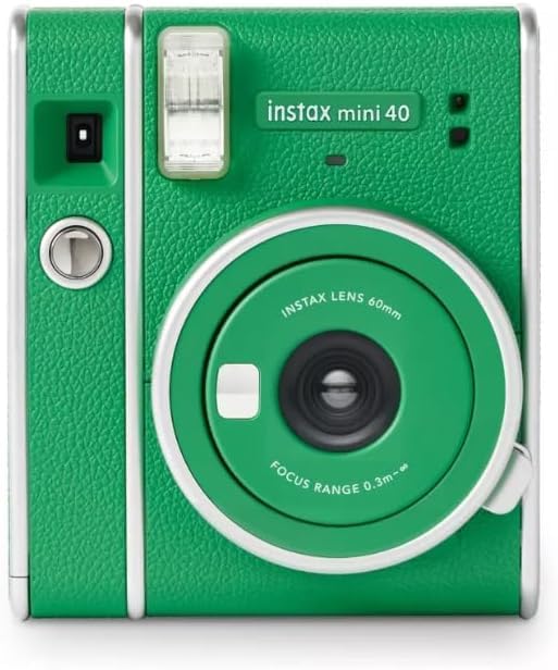 Fujifilm Instax Mini 40 with built-in selfie lens for quick, flattering self-portraits