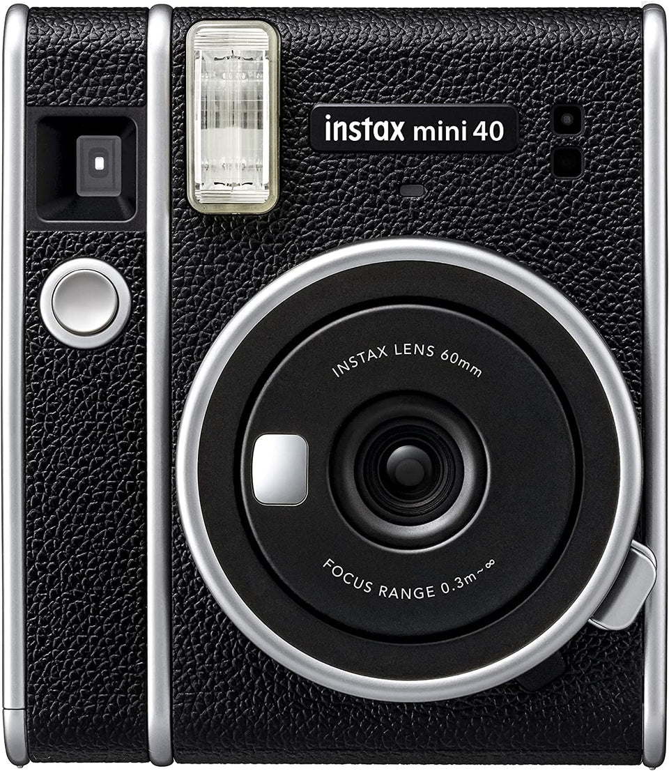Fujifilm Instax Mini 40 selfie lens for flattering self-portraits