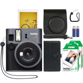 Fujifilm Instax Mini 41 camera black for instant photo prints on the go