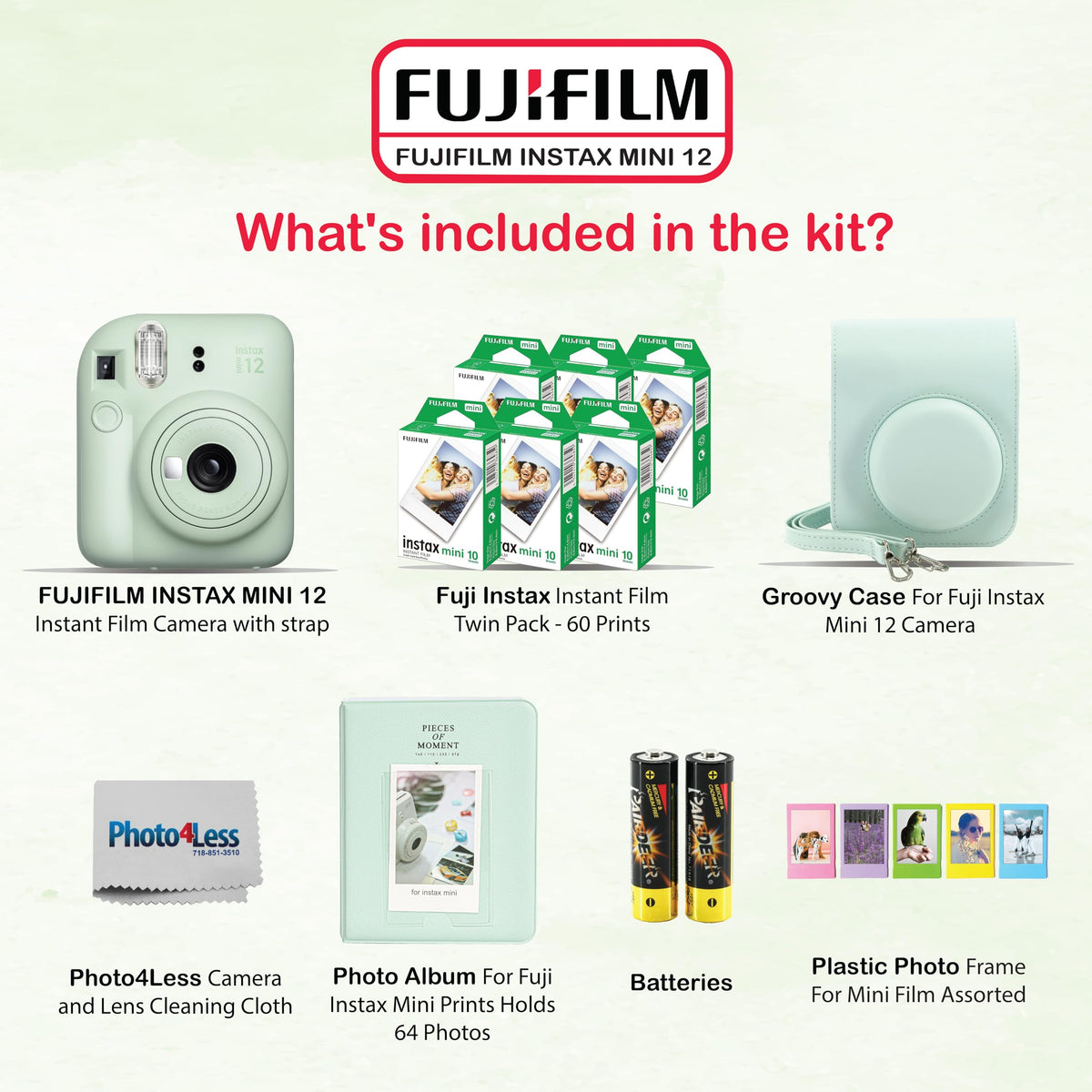 60-sheet Instax film pack ready for spontaneous prints and albums