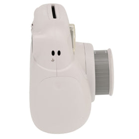 Fujifilm Instax Mini 7+ renewed side view, slim profile for bags and purses.