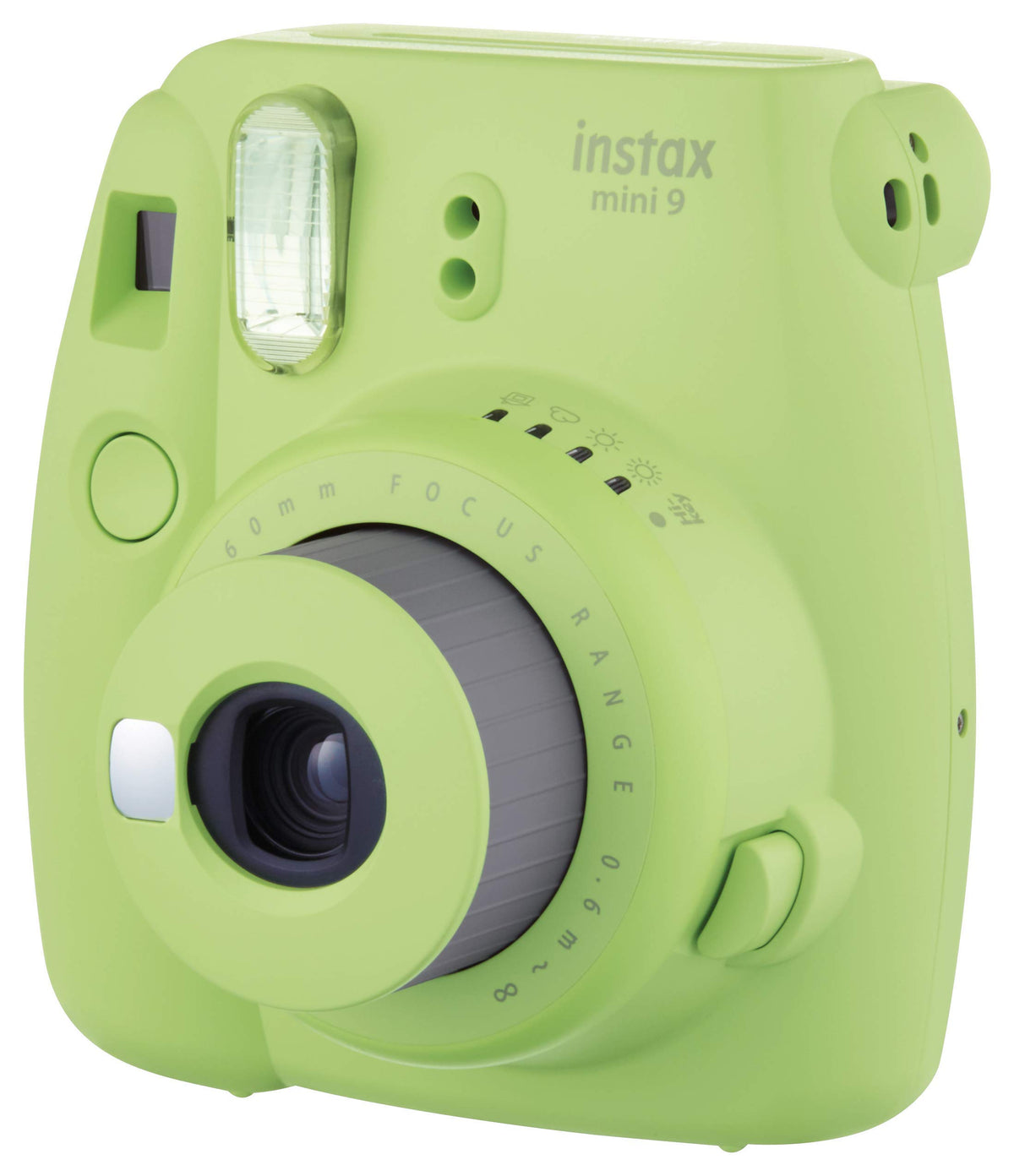 Fujifilm Instax Mini 9 auto exposure LED indicator guides camera settings