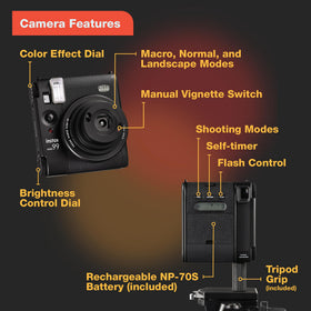 Fujifilm Instax Mini 99 Bulb mode for dramatic long exposures.