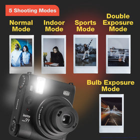 Fujifilm Instax Mini 99 double exposure mode creates creative layered images.
