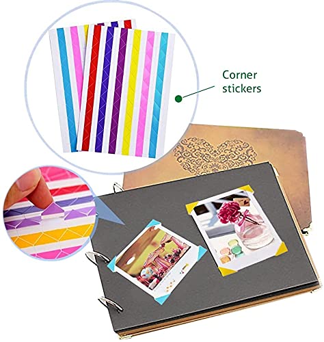 Fujifilm Instax Mini accessory bundle showcasing film, frames, and stickers for creative printing