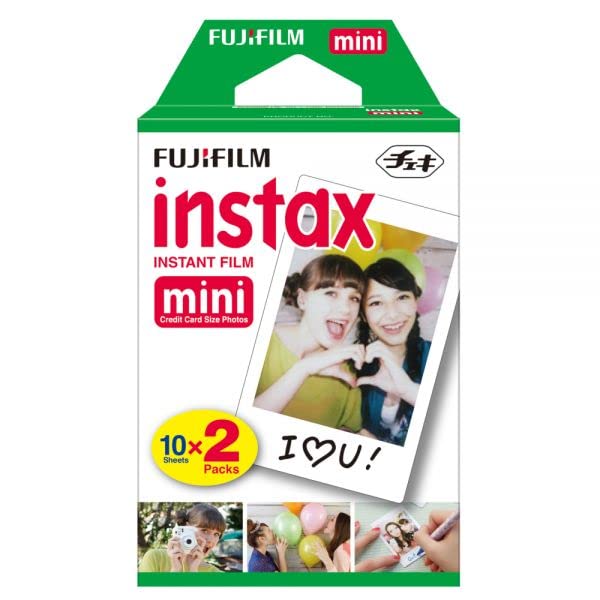 Fujifilm INSTAX Mini close-up of film surface showing grain and vibrant color results