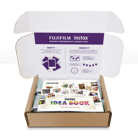 Fujifilm Instax Mini film compatible with all Mini cameras for quick spontaneous prints.