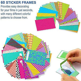 Fujifilm Instax Mini corner stickers add playful corners and texture
