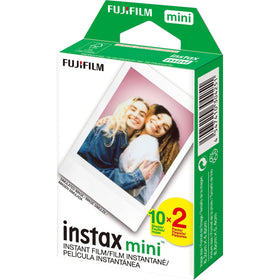 Fujifilm Instax Mini Daylight film pack packaging close-up showing the 4-pack.