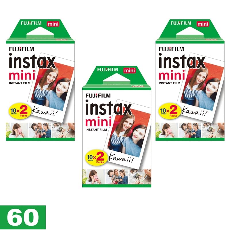 Fujifilm Instax Mini daylight film twin pack shown for travel and social snaps.