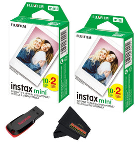 Fujifilm Instax Mini Daylight film twin pack ready for vibrant instant prints.