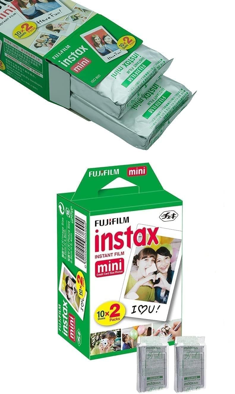 Daylight Instax Mini film sheets ready for bright, vivid photos.