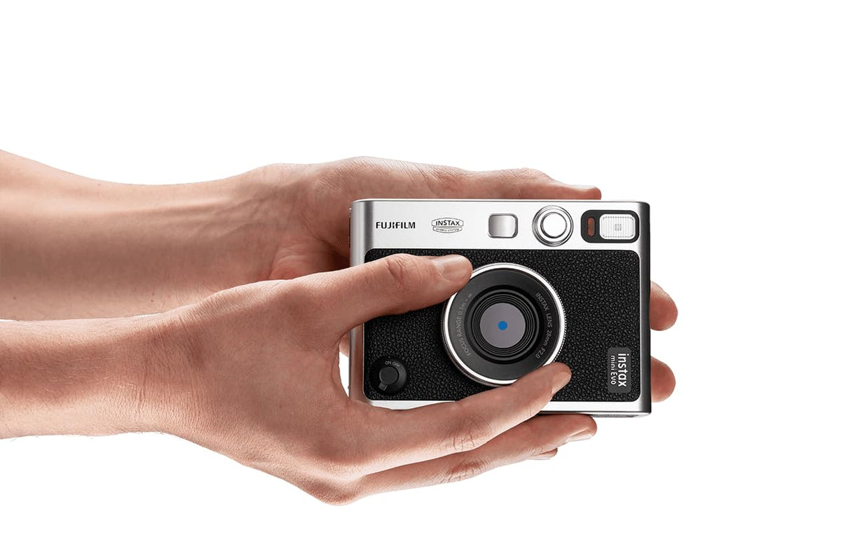 Fujifilm Instax Mini EVO Bluetooth-app enables wireless printing from a smartphone.