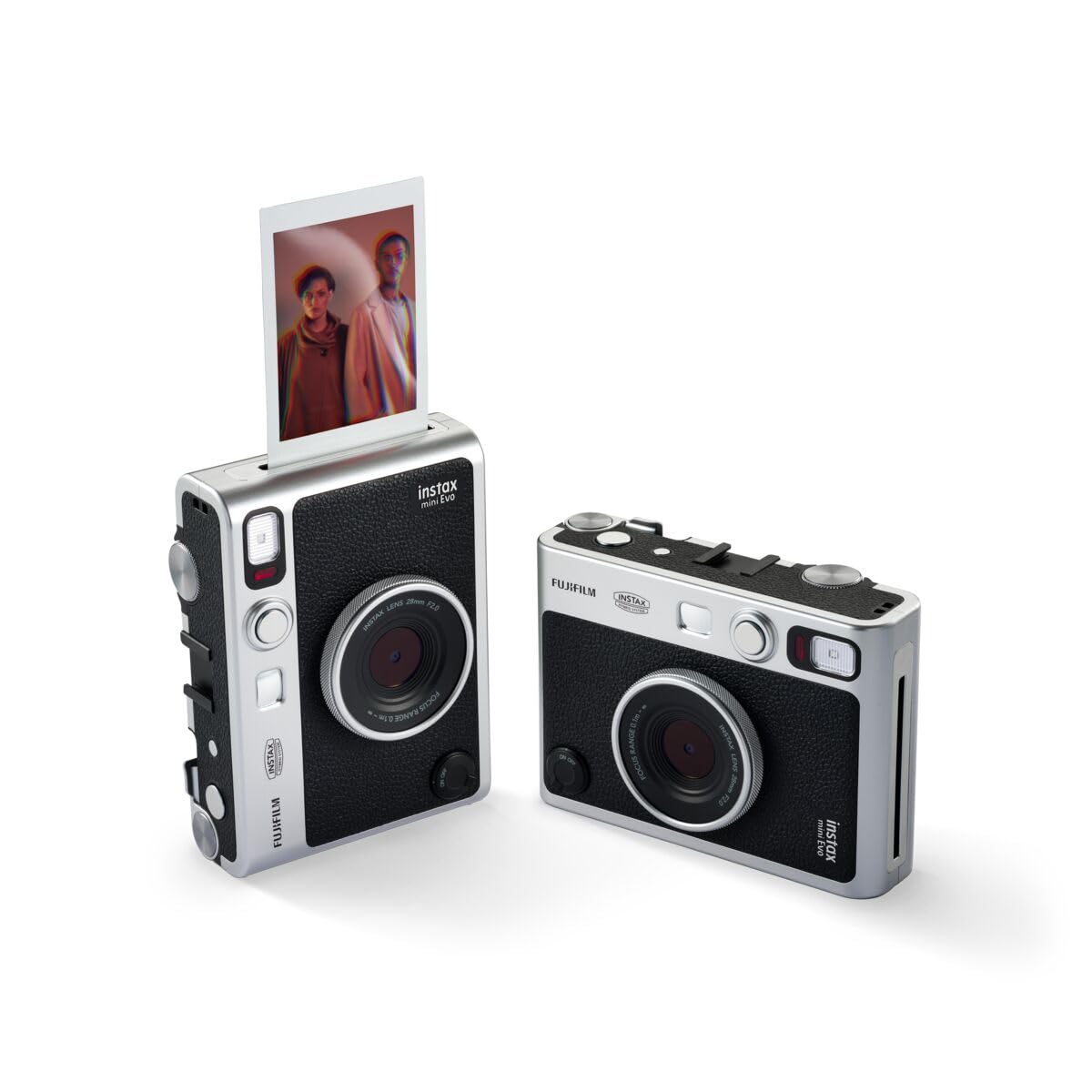 Fujifilm Instax Mini EVO film-pack ready for instant prints.