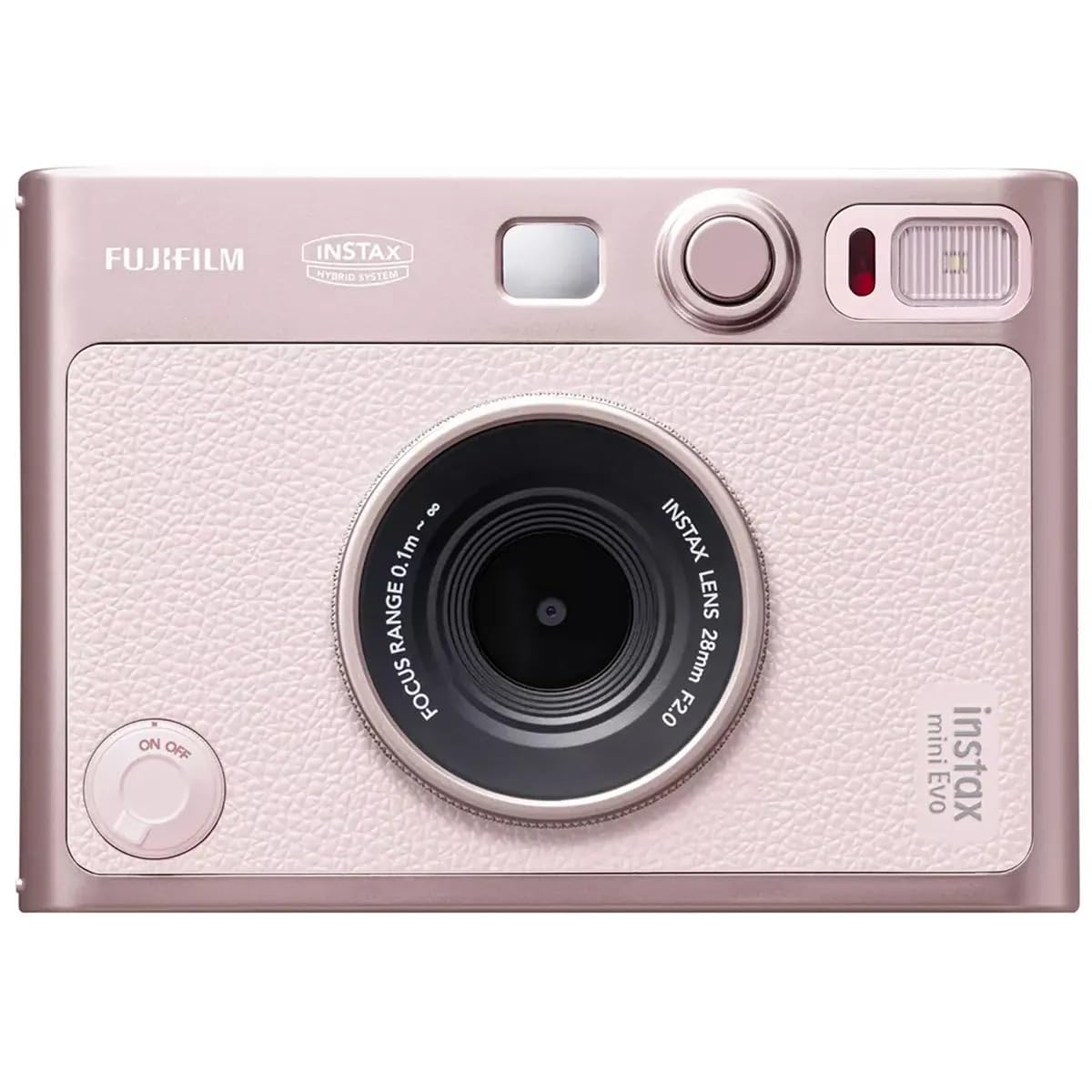 Fujifilm Instax Mini Evo pink selfie mirror helps capture perfect group shots.