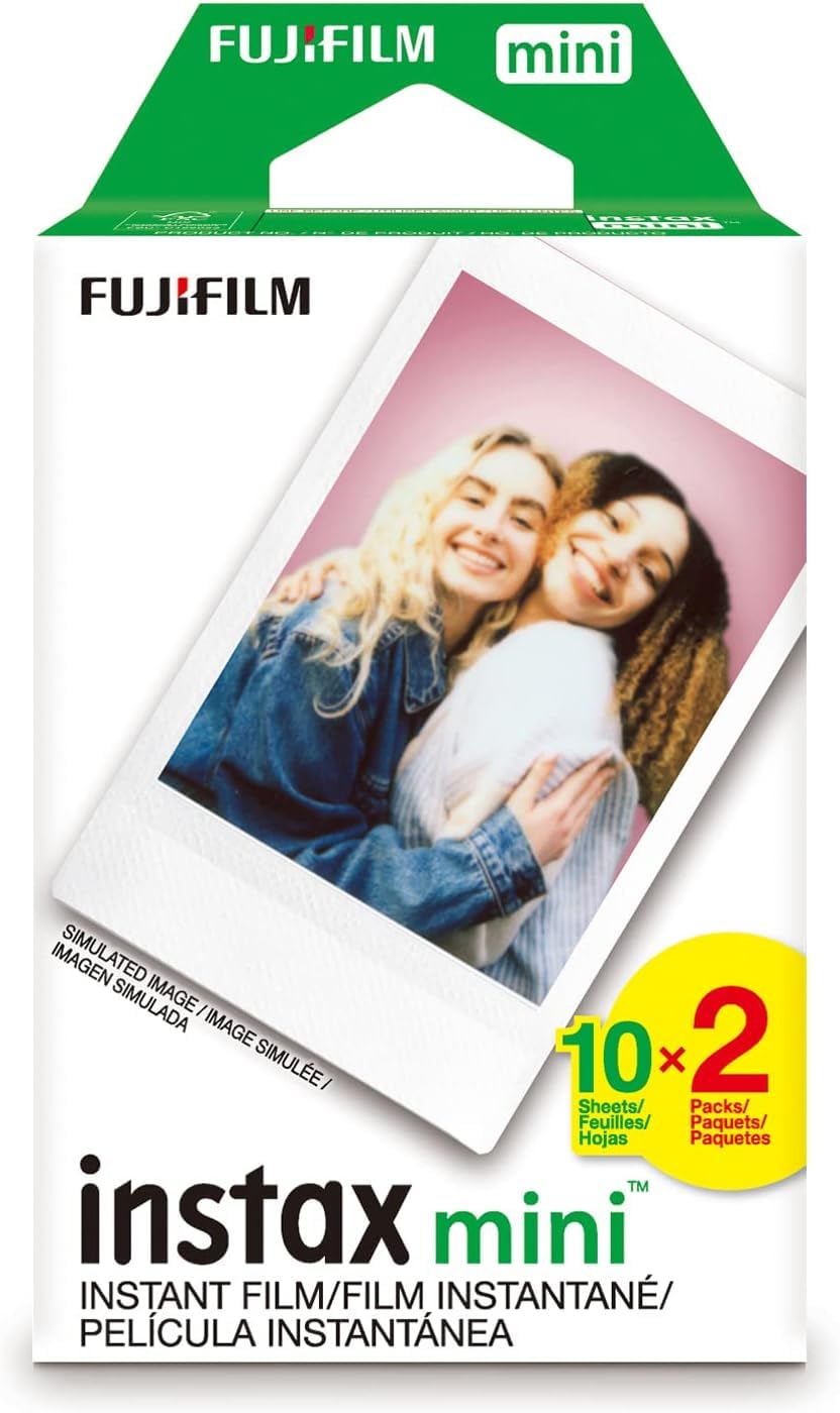 Fujifilm Instax Mini Film 40 sheets pack, ready for colorful memories.