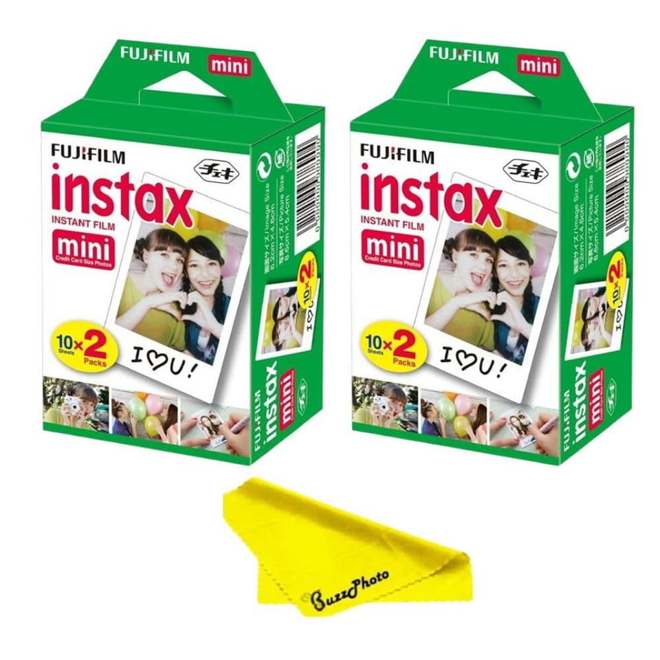 Fujifilm Instax Mini film 40 sheets for crisp instant photos and on-the-spot memories